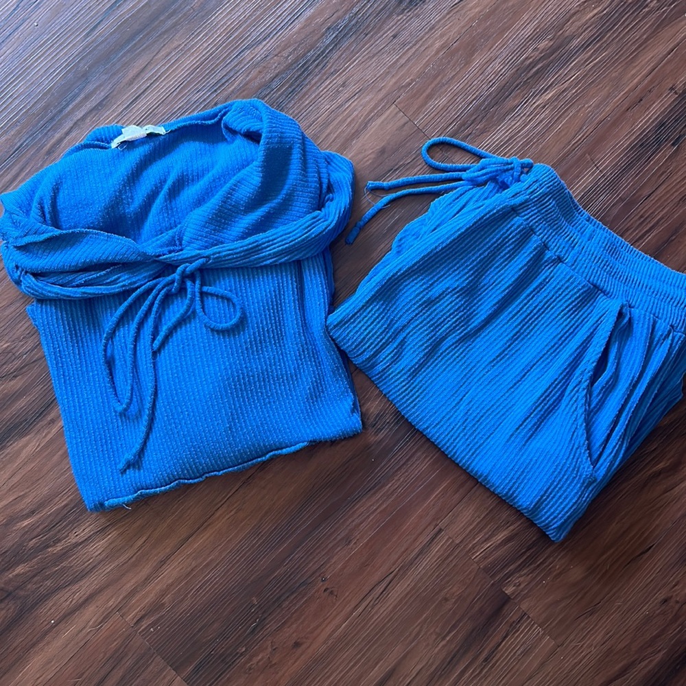 O’Neill blue loungewear set with hood and pockets - Picture 3 of 9